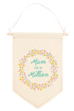 PAPERCHASE FLAG: MUM IN A MILLION / YOU'RE MY FAVOURITE