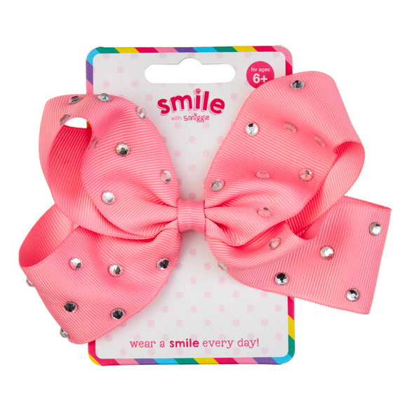 SMILE WITH SMIGGLE: PINK BOW HAIR CLIP