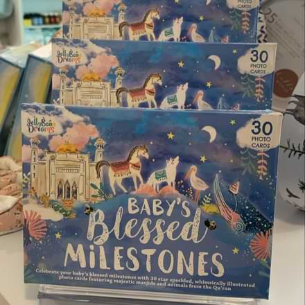 Baby's blessed Milestone Cards