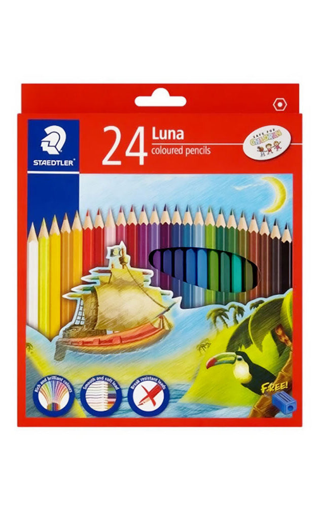 STAEDTLER LUNA COLOURED PENCILS : 12 / 24 / 36 / 48 Colours
