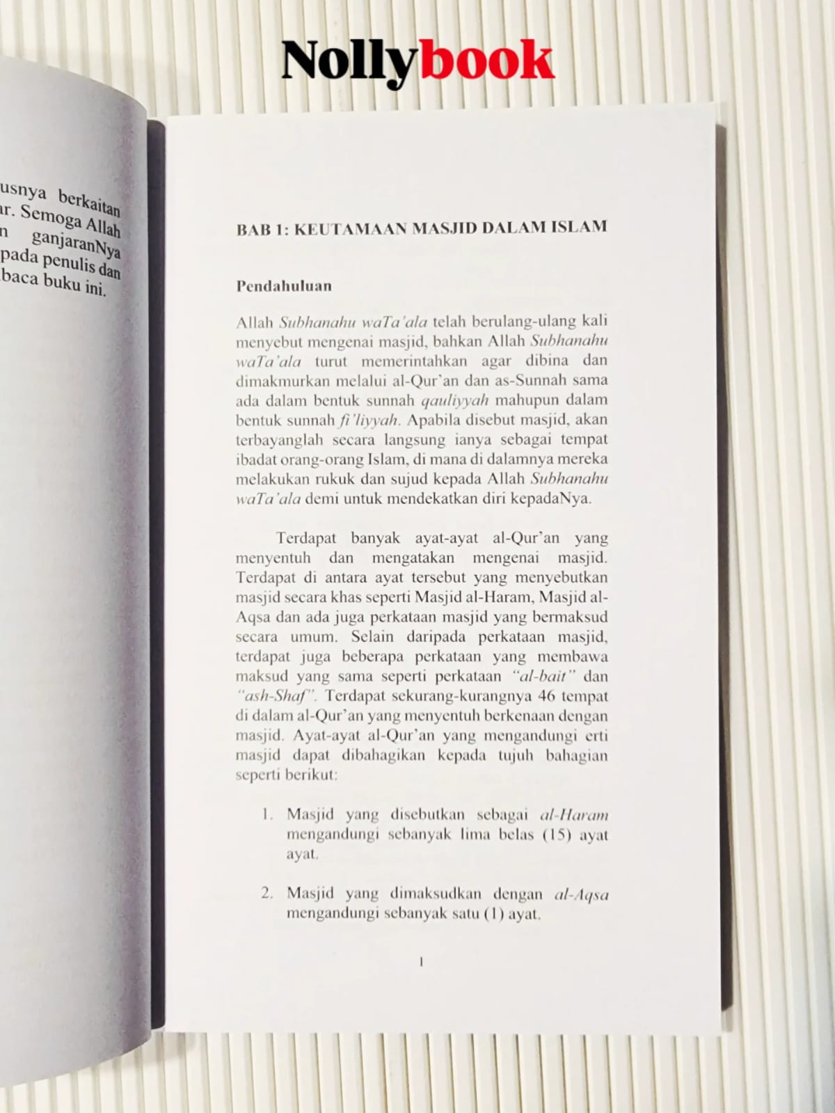 Hukum-Hakam Masjid Terbiar Dalam Perspektif Mazhab Syafi'i