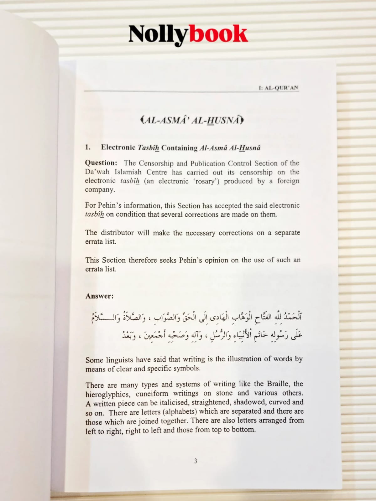 Fatwa Of The State Mufti 1998