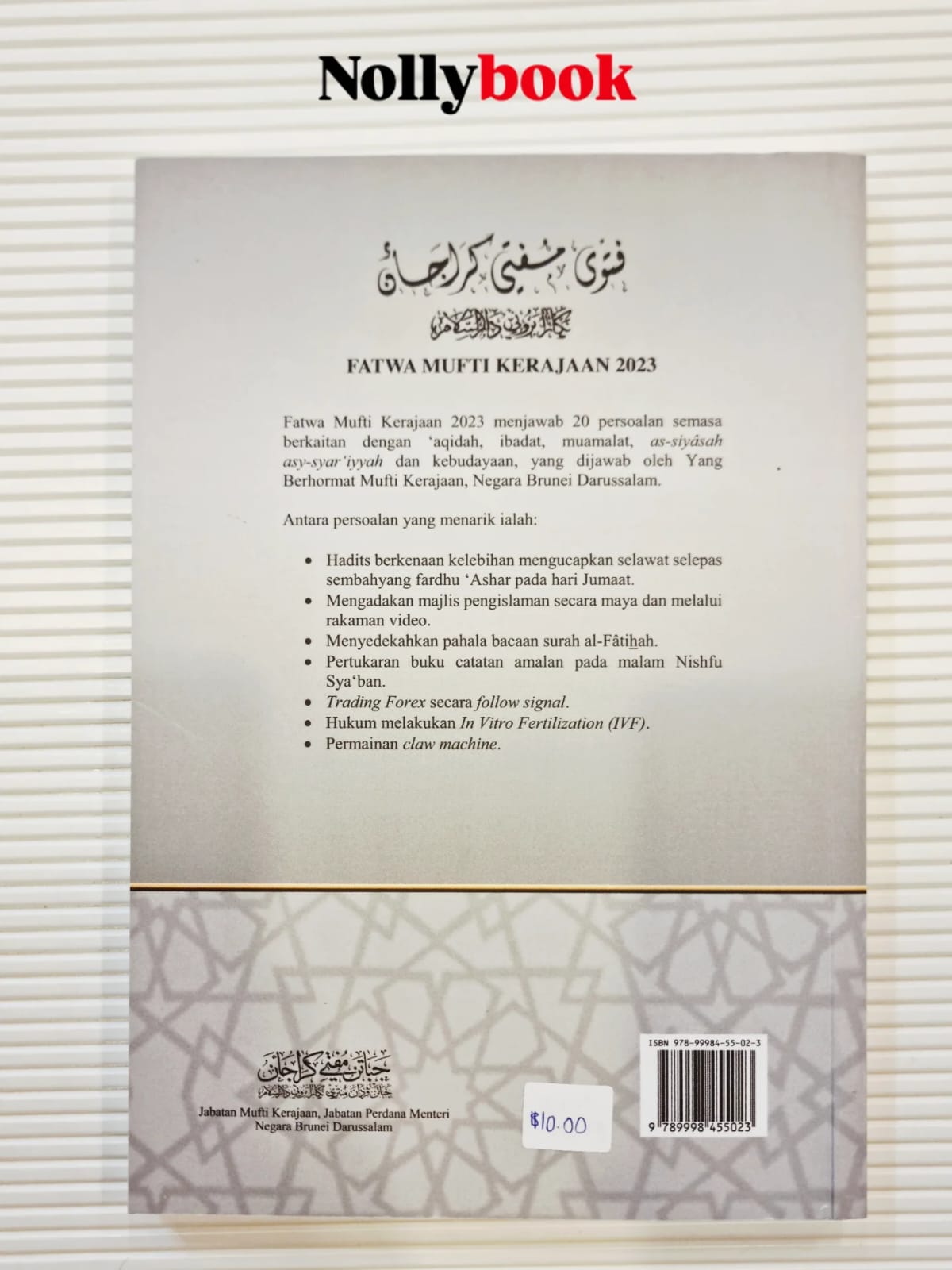 Fatwa Mufti Kerajaan 2023