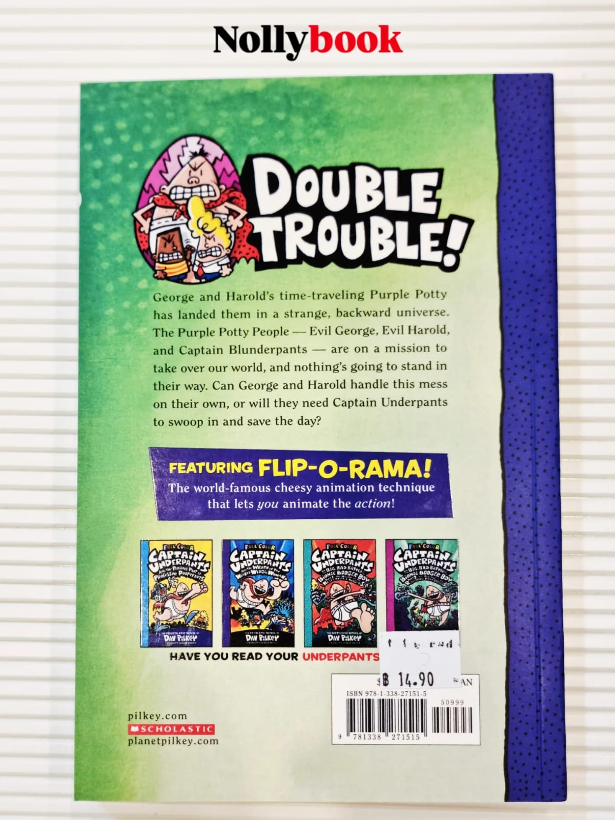 Captain Underpants & the Preposterous Plight of the Purple Potty People #8