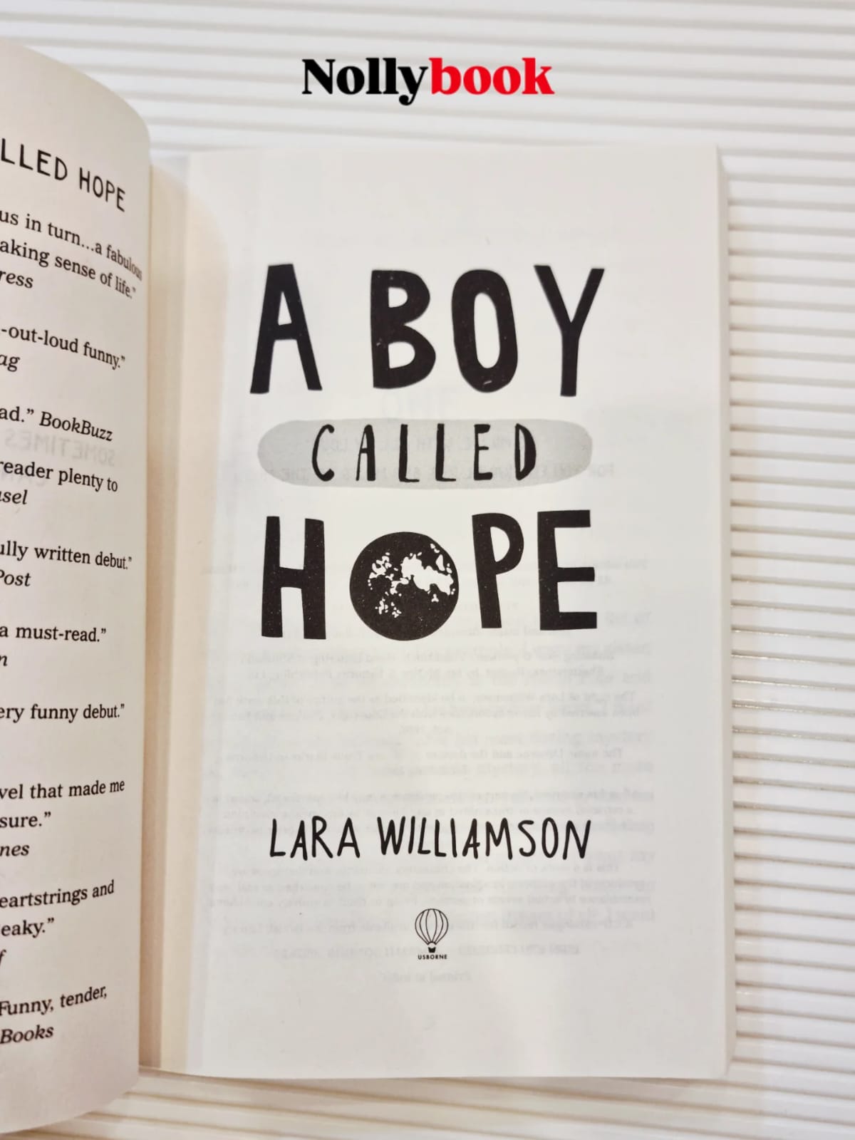 A Boy Called Hope by Lara Williamson