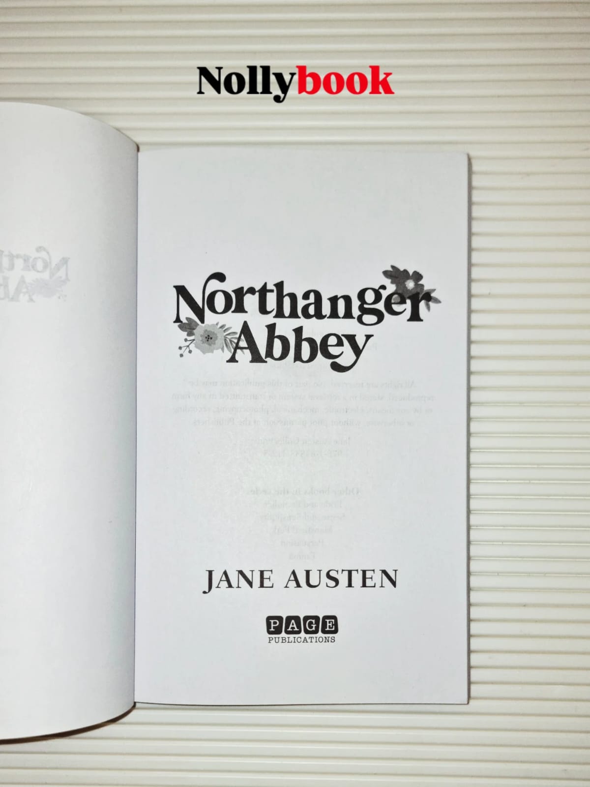 Northanger Abbey by Jane Austen