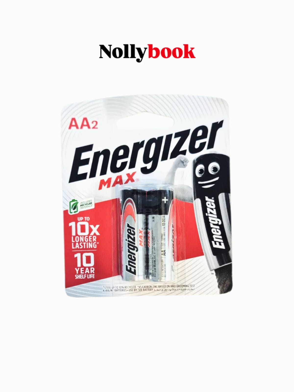 Energizer MAX AA Alkaline Batteries (2-Pack)