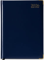 A4 2026 Week to View Diary with Gilt Edges