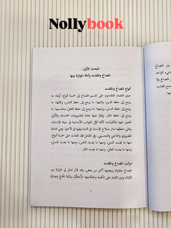 Jurisprudence of Balancing Interests: فقه الموازنة بين المصالح والمفاسد في الشريعة الإسلامية