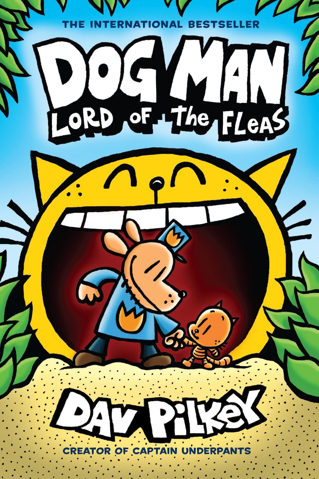 DOG MAN #5 : LORD OF THE FLEAS BY DAV PILKEY H/C