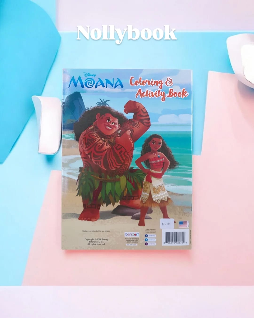 Disney Moana Coloring & Activity Book with Stickers