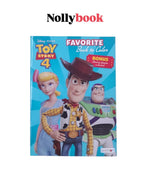 Disney Pixar Toy Story 4 "Favorite Book to Color" with Bonus Stand-Up Character