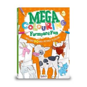 Mega Colouring: Farmyard Fun (w/ Colouring Pencils)