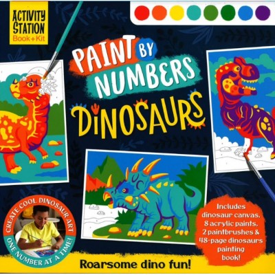 Paint by Numbers: Dinosaur Activity Station