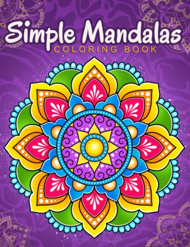 Simple Mandalas Coloring Book