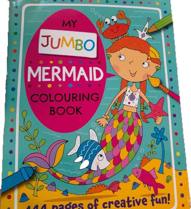 MY JUMBO COLOURING BOOK : MERMAID / PRINCESS