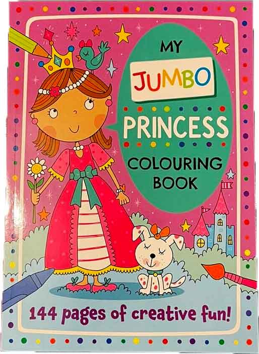 MY JUMBO COLOURING BOOK : MERMAID / PRINCESS