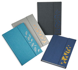 PAPERLUXE: A5 DENIM HARDCOVER NOTEBOOK