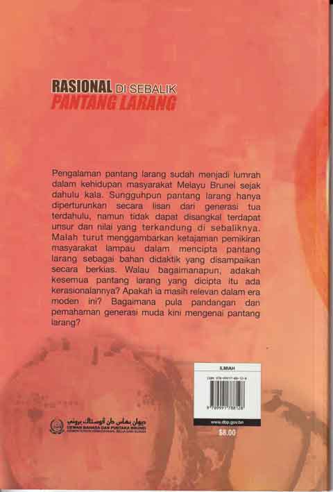 RASIONAL DI SEBALIK PANTANG LARANG