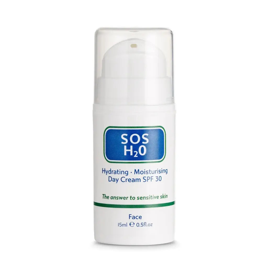 SOS H2O Hydrating Moisturising Day Cream SPF 30 - 15ML