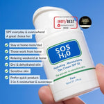 SOS H2O Hydrating Moisturising Day Cream SPF 30 - 15ML