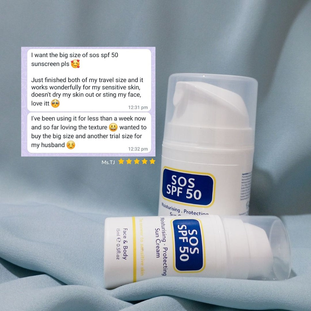 SOS SPF 50 Sun Cream 15ML