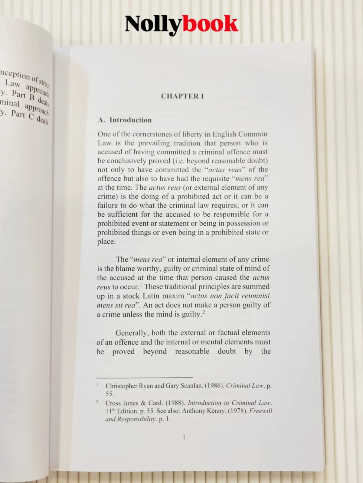 Criminal Responsibility: A Comparative Study