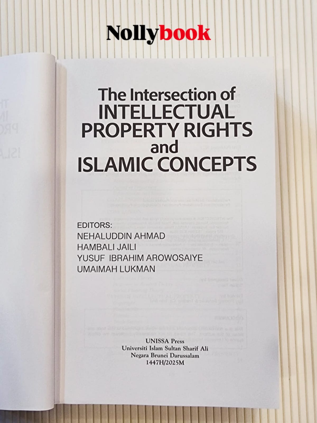 The Intersection of Intellectual Property Rights and Islamic Concepts