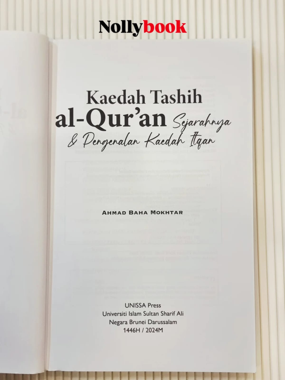 Kaedah Tashih al-Qur'an: Sejarahnya & Pengenalan Kaedah Itqan