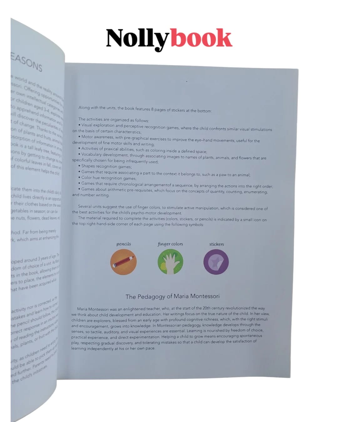 The Montessori Method: Seasons – A Preschool Activity Book
