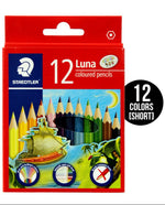 STAEDTLER LUNA COLOURED PENCILS : 12 / 24 / 36 / 48 Colours