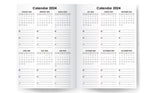 DAILY DIARY 2024 JOURNAL TREE / FLOWERS