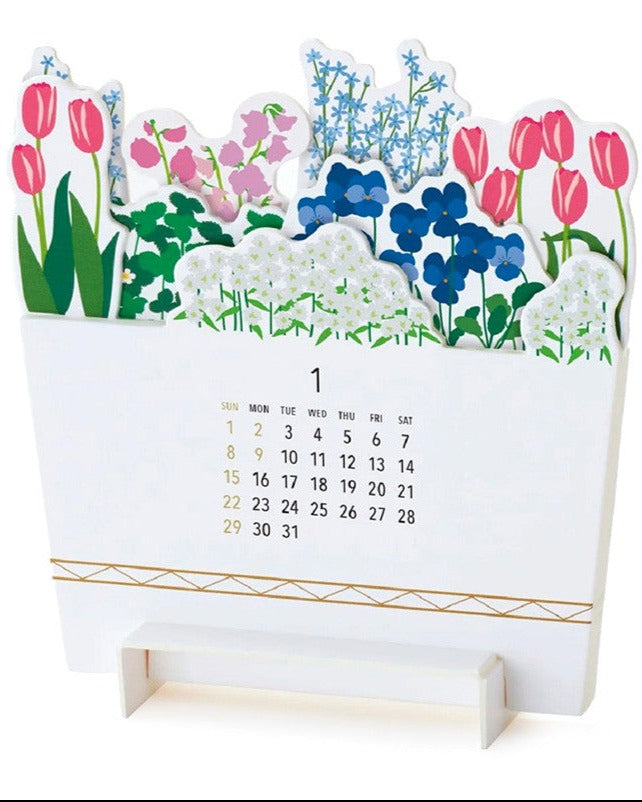 Good Morning 3D Calendar 2024 : Green & Bloom
