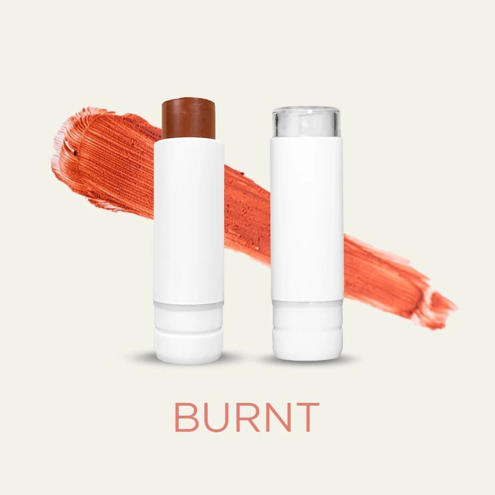 HYGR Bamboo Refillable Natural Tinted Lip Balm - Shade: Burnt