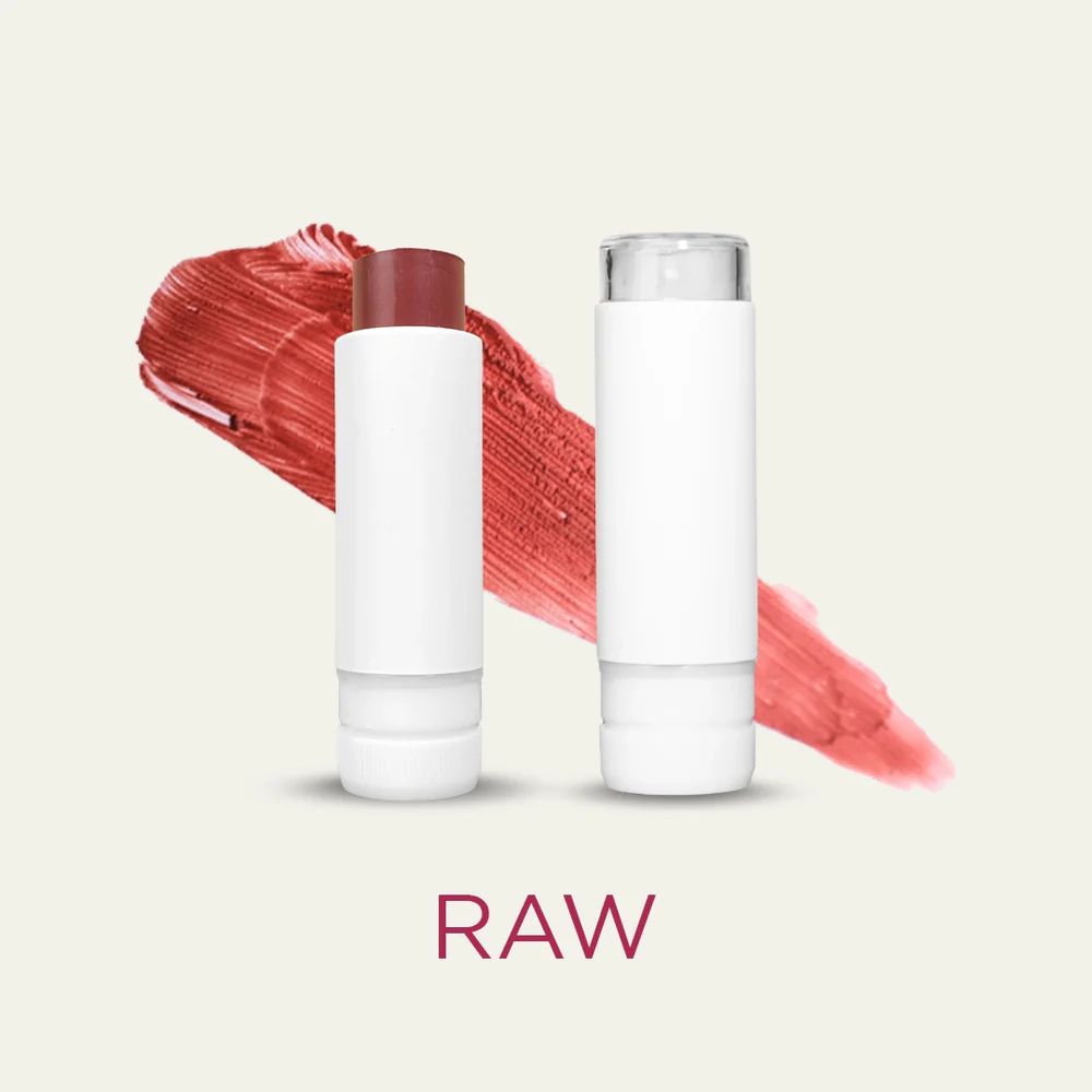 HYGR Bamboo Refillable Natural Tinted Lip Balm - Raw (Refill)