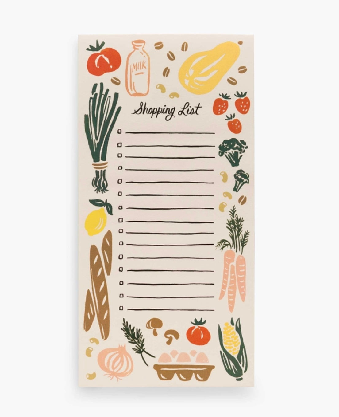 RIFLE PAPER CO. Shopping & Market Note Pad
