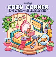 Cozy Corner: Cute & Comfy Colouring Book by Coco Wyo