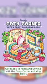 Cozy Corner: Cute & Comfy Colouring Book by Coco Wyo