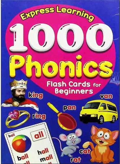 1000 PHONICS FLASH CARDS FOR BEGINNERS (BOX)