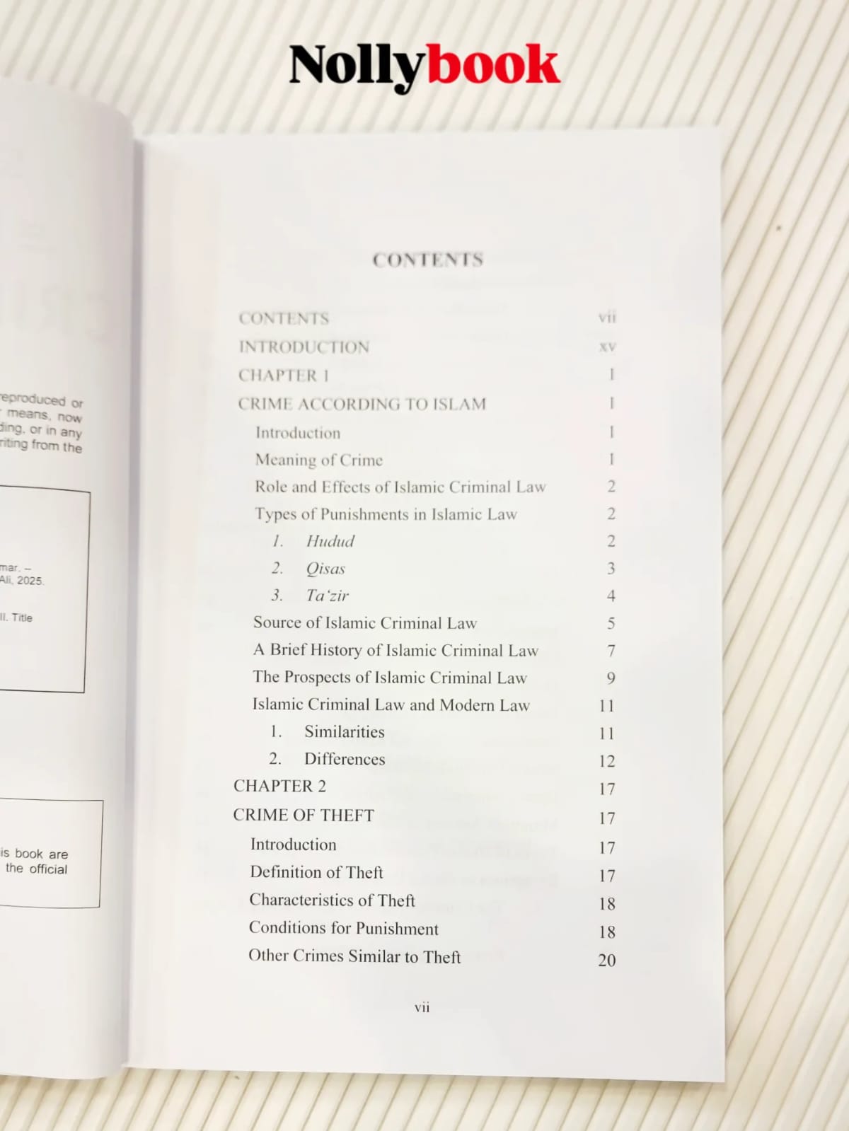 Selected Issues in Islamic Criminal Law