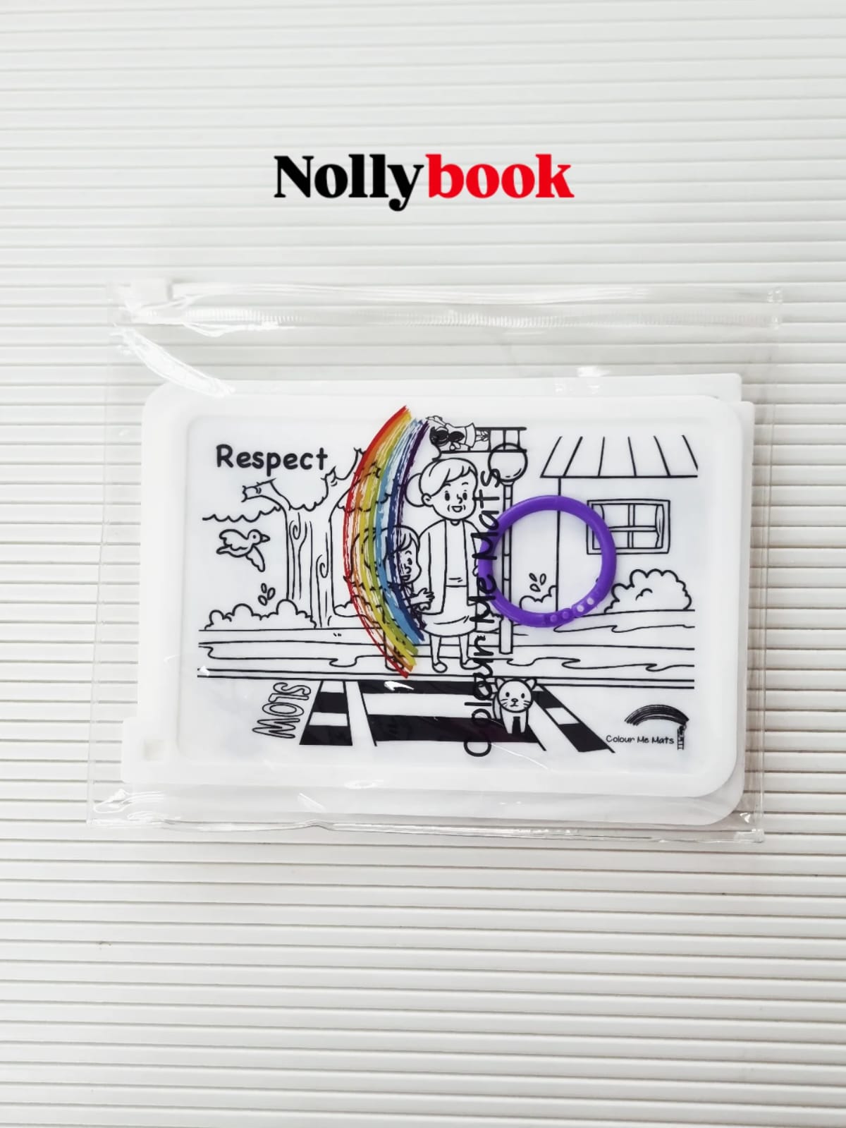 Colour Me Mats: Reusable Silicone Colouring Mats (Set of 4)