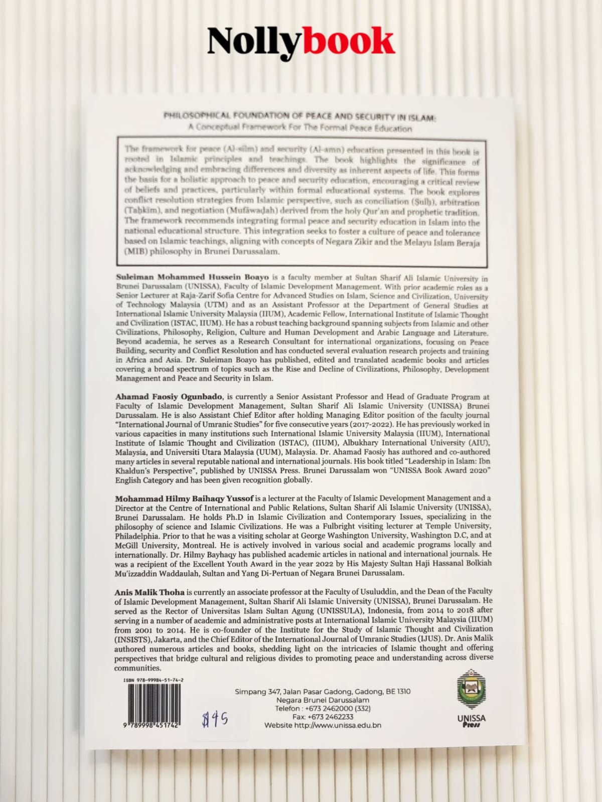 Philosophical Foundation of Peace and Security in Islam