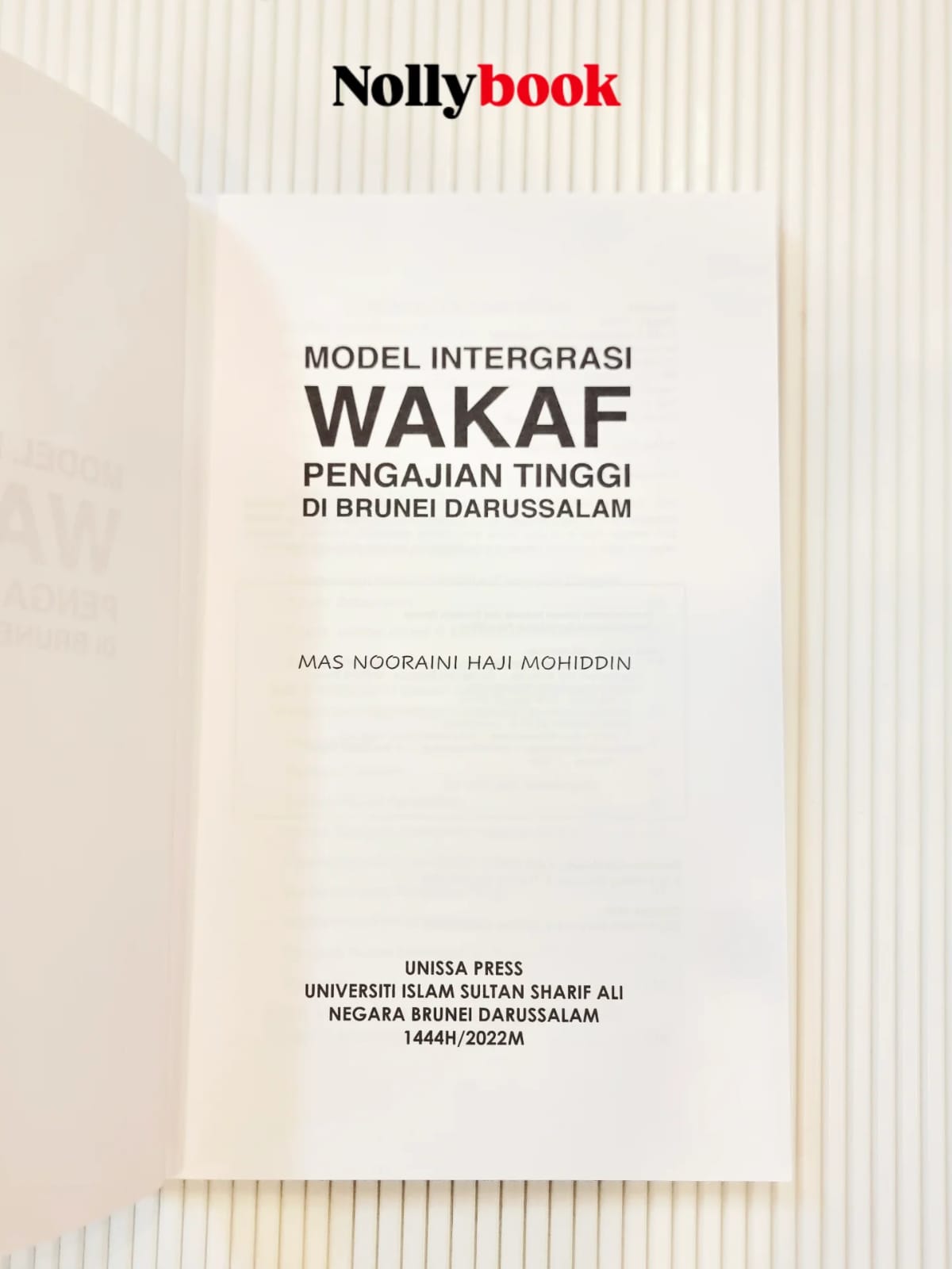 Model Integrasi Wakaf Pengajian Tinggi di Brunei Darussalam