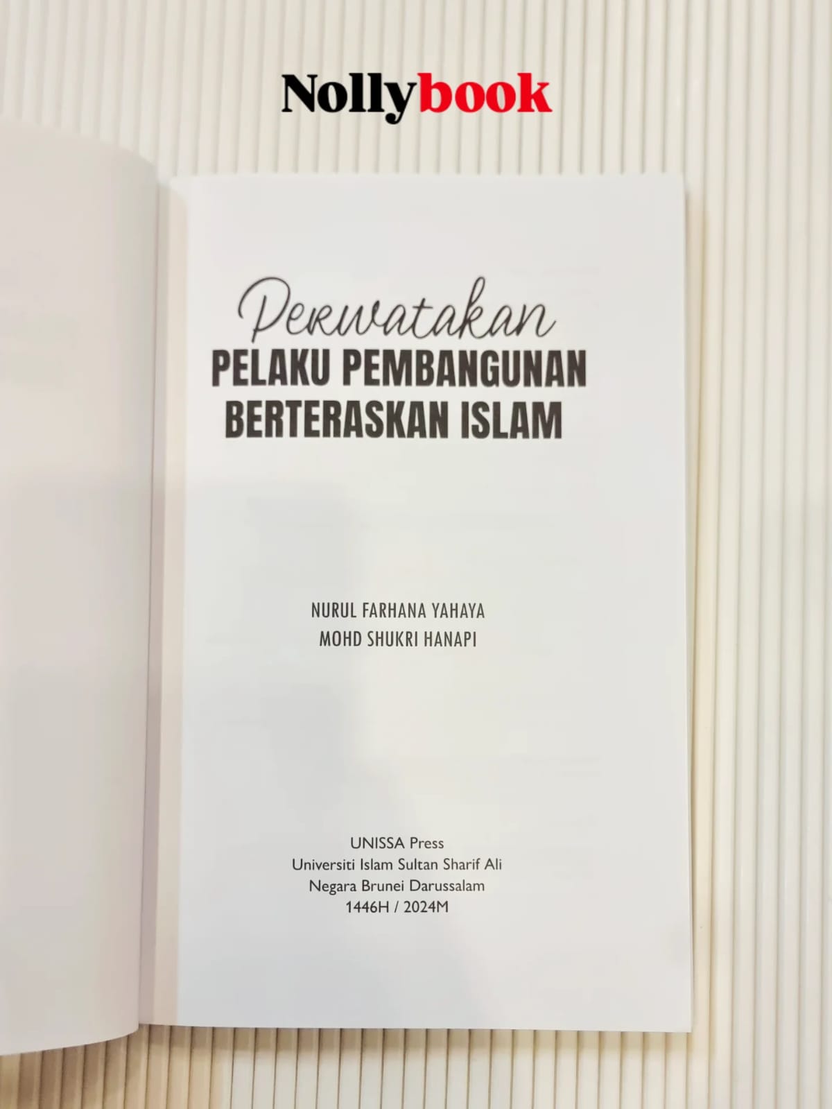 Perwatakan Pelaku Pembangunan Berteraskan Islam