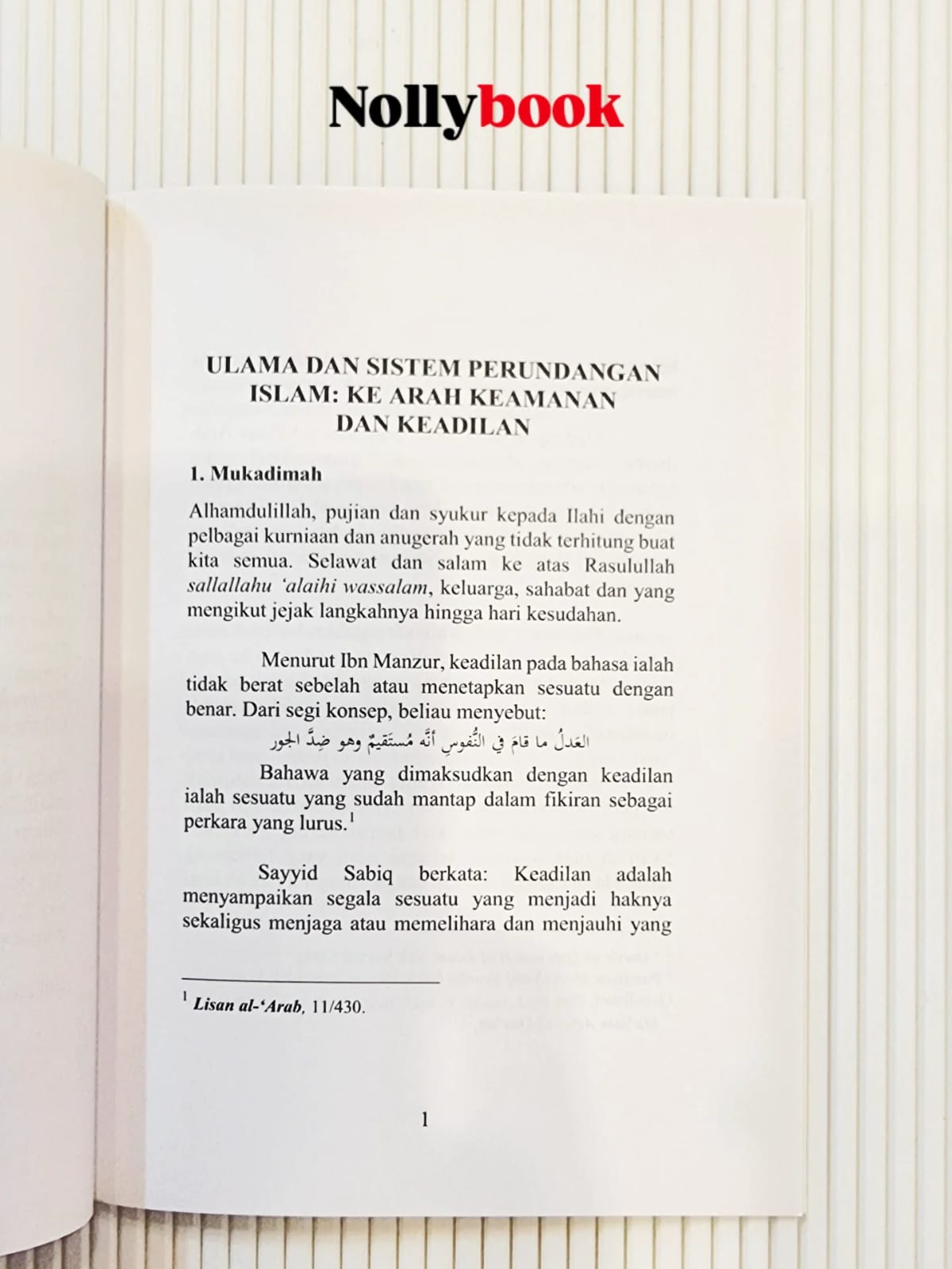 Ulama & Sistem Perundangan Islam: Ke Arah Keamanan dan Keadilan