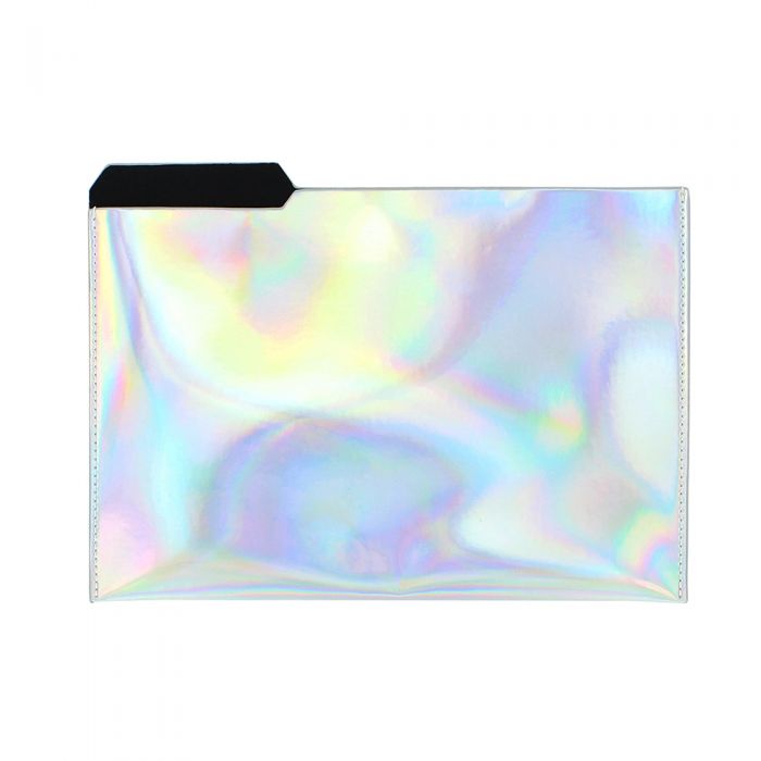 PAPERCHASE: BLUE IRIDESCENT A5 DOC FILE