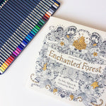 Enchanted Forest: An Inky Quest & Colouring Book