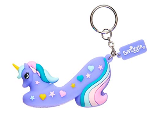 SMIGGLE: PURPLE UNICORN SHOE KEYRING