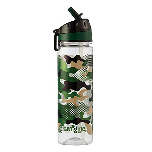 Smiggle Water Drink-Up Bottle with Flip Top Spout