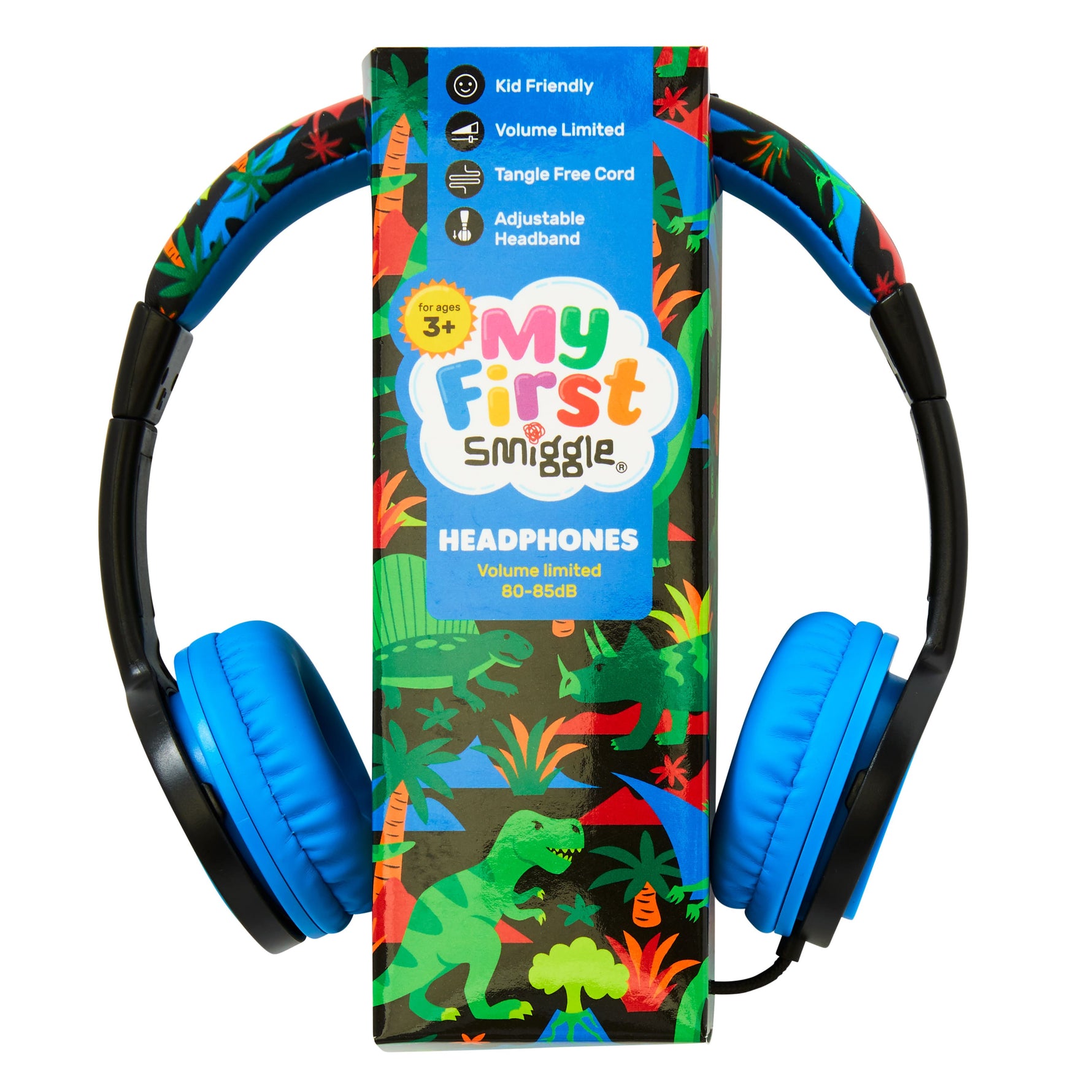 SMIGGLE: LIL' MATES JUNIOR HEADPHONES BLACK